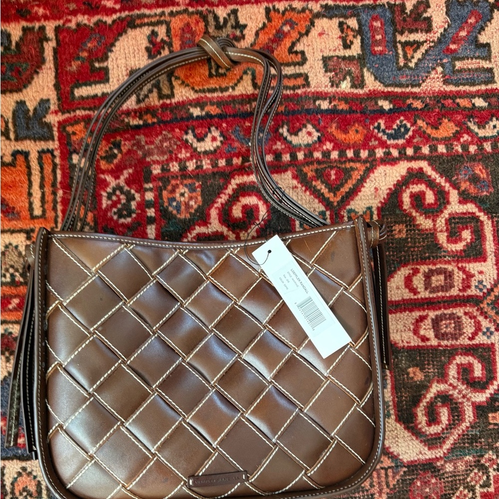 Loeffler Randall Marine leather shoulder bag